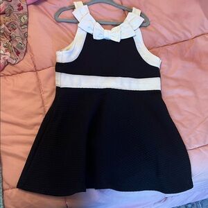 Janie & Jack Elegant Black and White Kids Dress